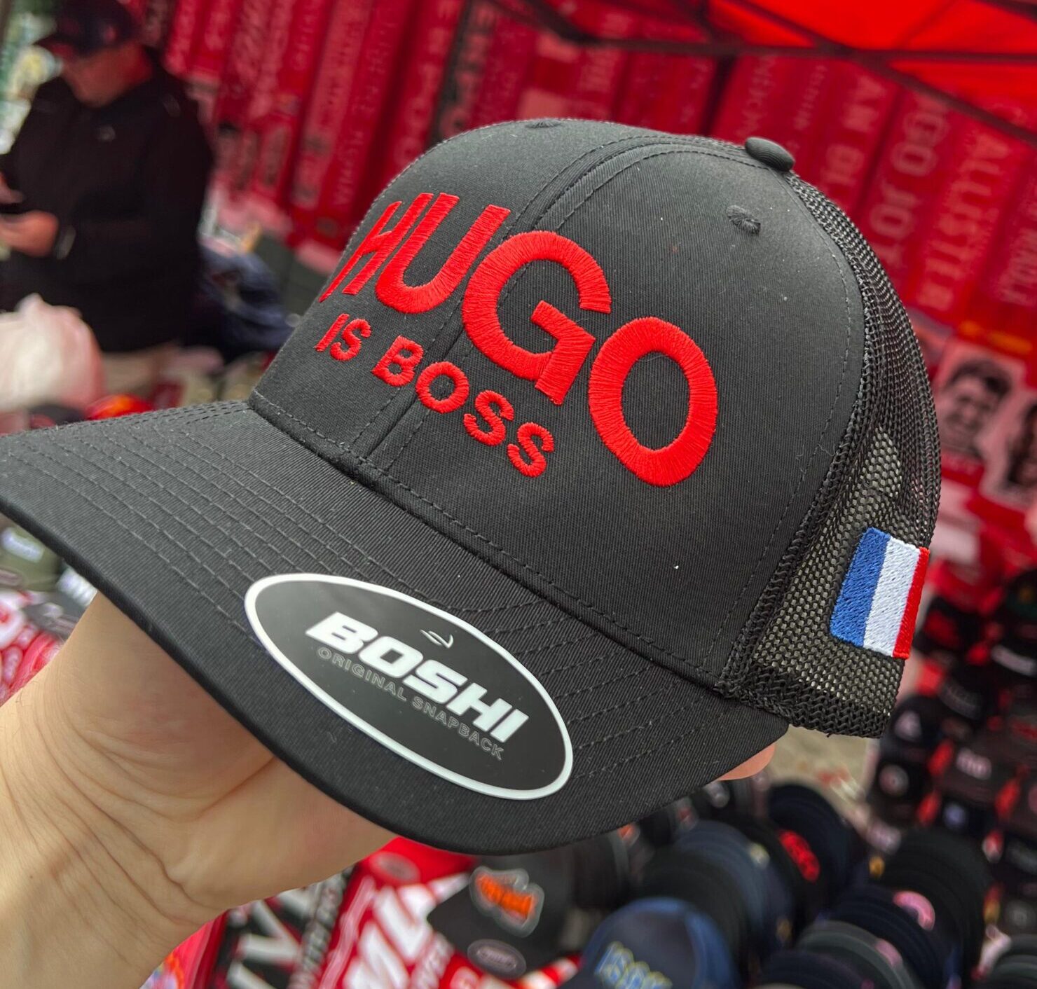 Hugo Ekitiké “Hugo Is Boss” Black Cap